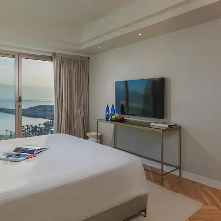 Enjoy Dead Sea Hotel Ein Bokek Exterior photo A bedroom at the hotel