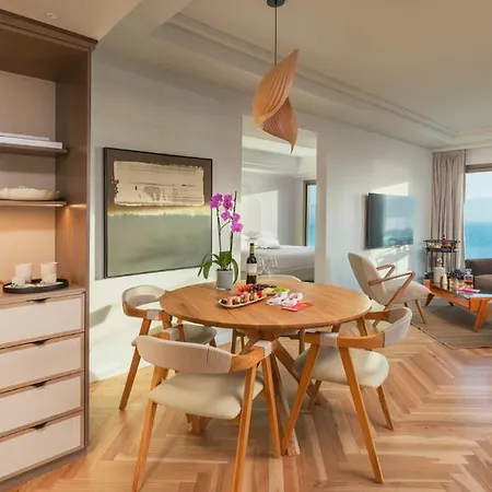 Enjoy Dead Sea Hotel Ein Bokek Exterior photo A 3D rendering of a living room